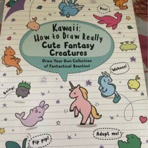 Kawaii How to Draw Really Cute Fantasy Creatures Book by Angela Nguyen